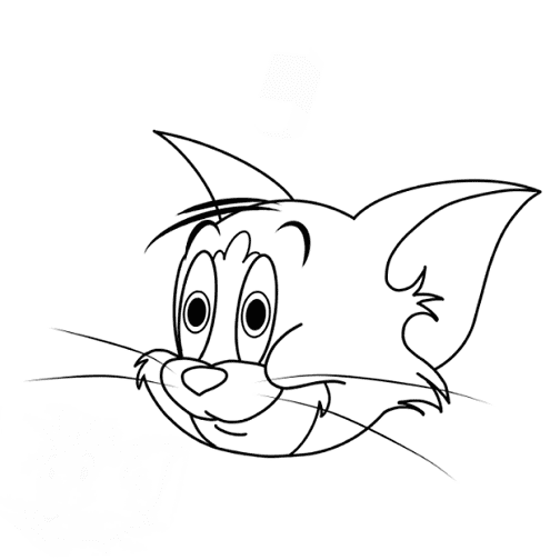 Desenhos de Gato Tom - Como desenhar Gato Tom passo a passo