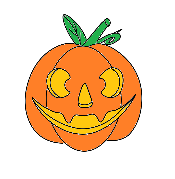 desenhar-Abobora-Halloween-passo-9