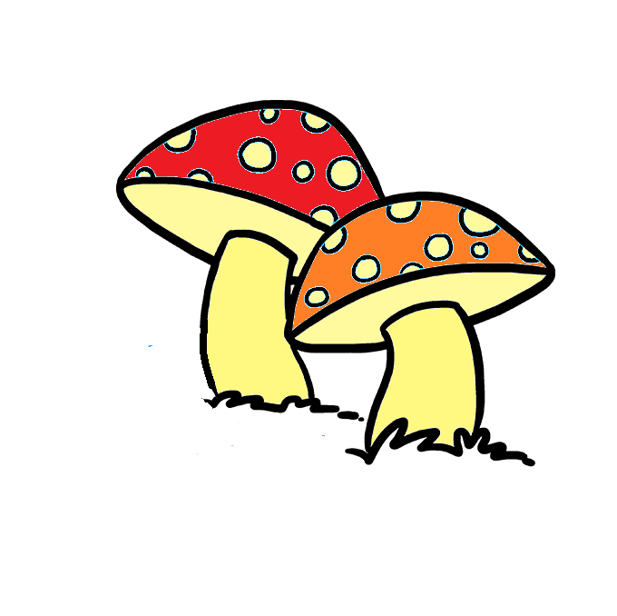 desenhar-cogumelo-passo-8