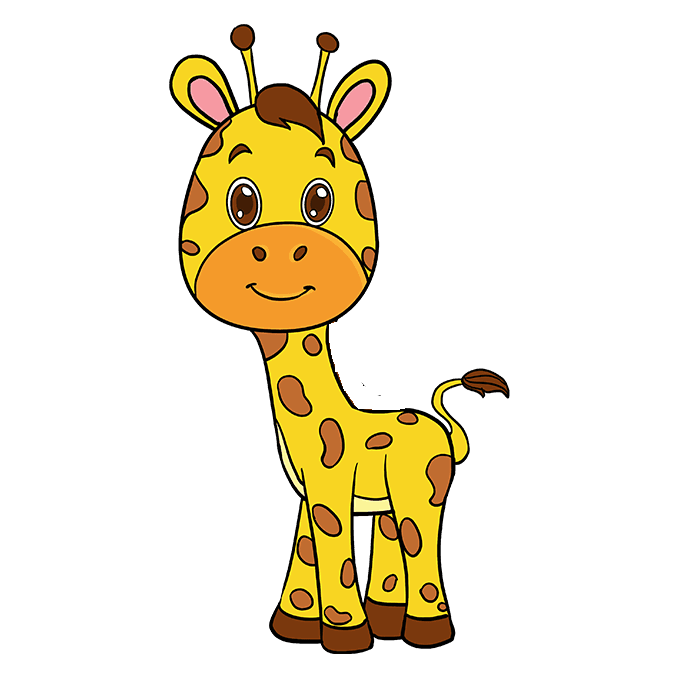 Desenhar-Girafa-passo-10