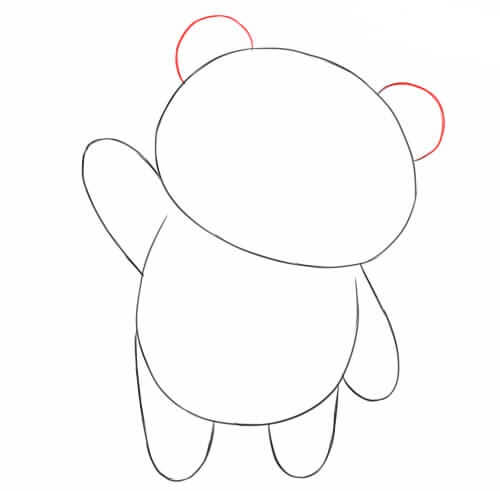 Desenhos de Panda - Como desenhar Panda passo a passo