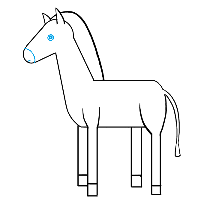 desenhos-para-desenhar-cavalo - Educlub  Desenho para desenhar facil,  Desenhos para desenhar, Esboços fáceis para desenhar
