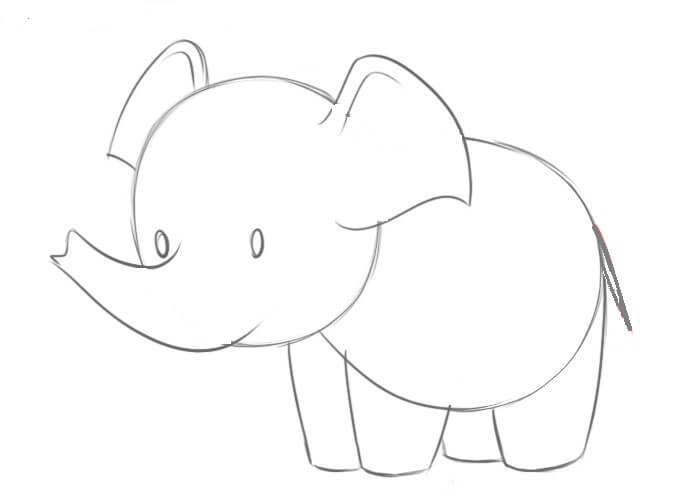 Desenhar-elefante-passo-8