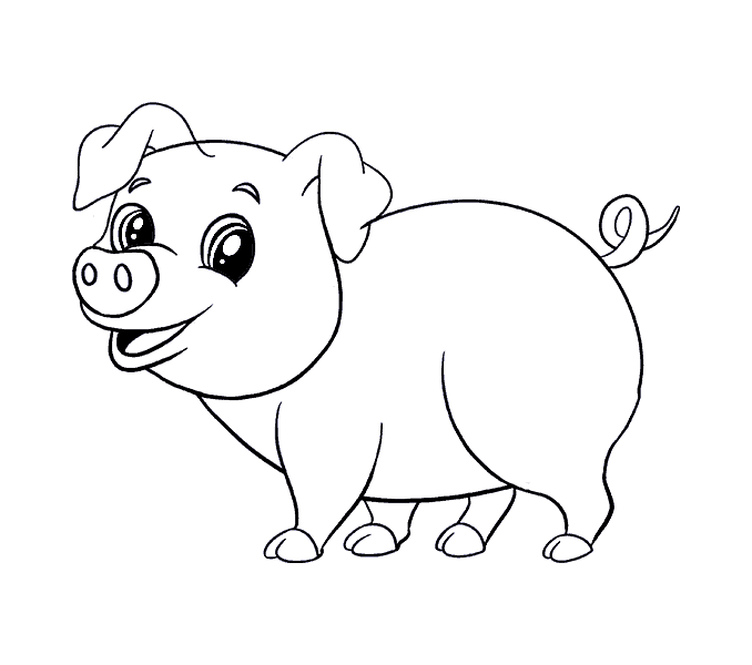 Desenhar-porco-passo-10
