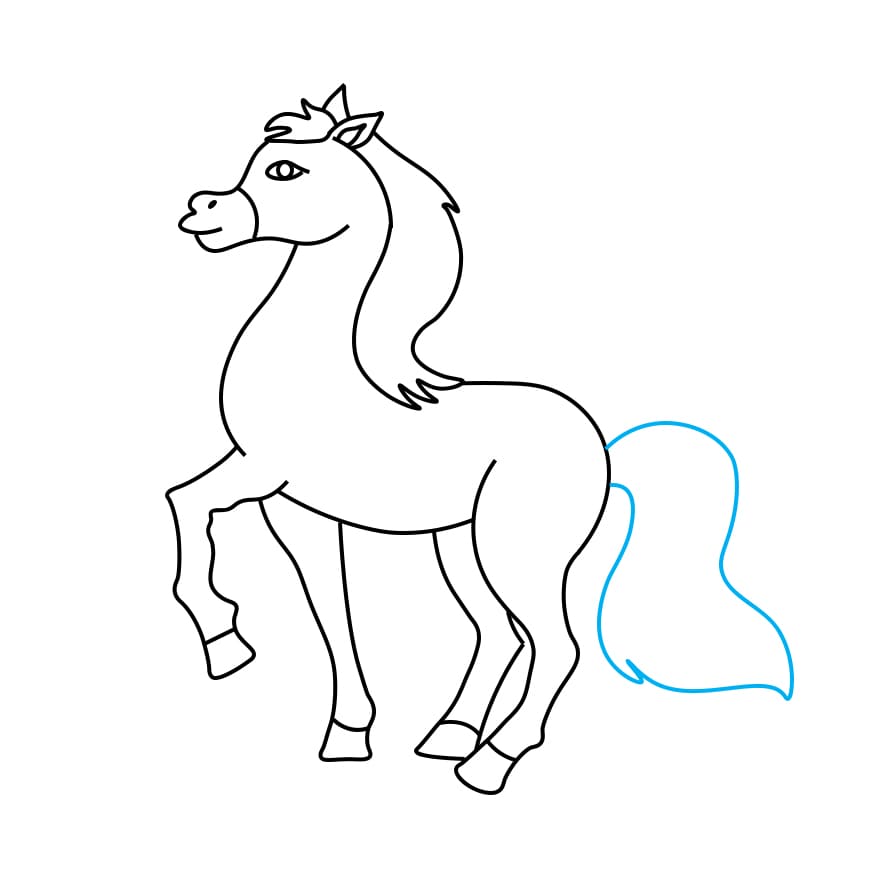 Como desenhar um cavalo fofo - Como desenhar