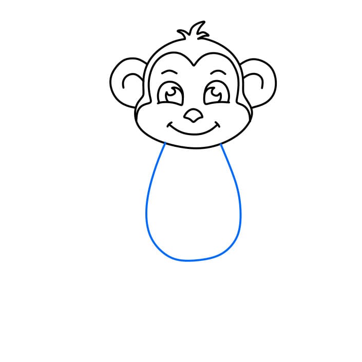Como desenhar um Macaco fácil desenho para iniciantes 
