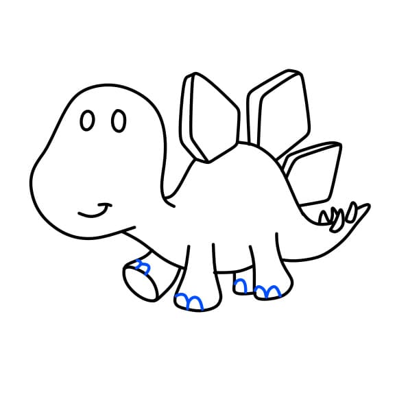 Desenhos de Dinossauro - Como desenhar Dinossauro passo a passo