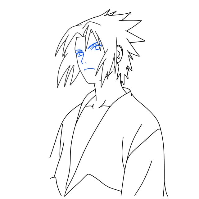 Desenhos para colorir Sasuke