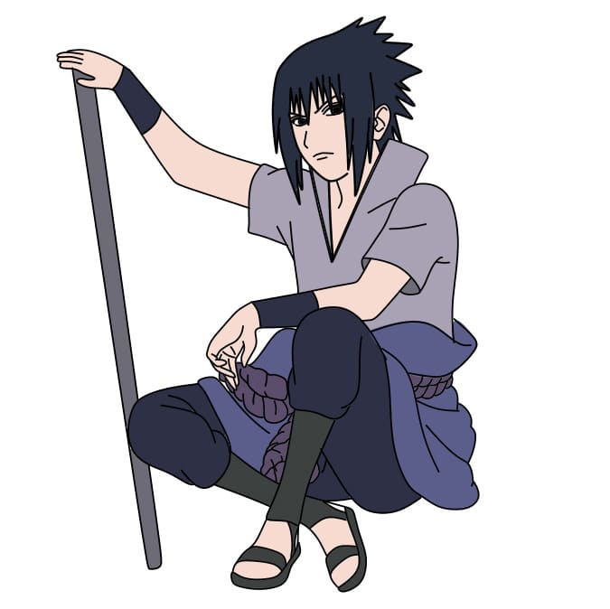 Nenhuma descrição de foto disponível.  Naruto e sasuke desenho, Anime  chibi, Como desenhar anime