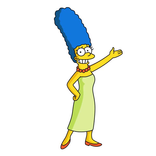 Desenhando-Marge-Simpson-passo10-3