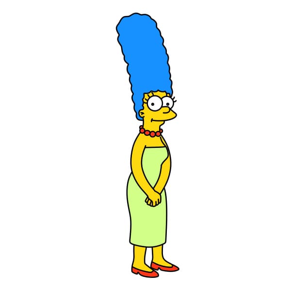 Desenhando-Marge-Simpson-passo9-7