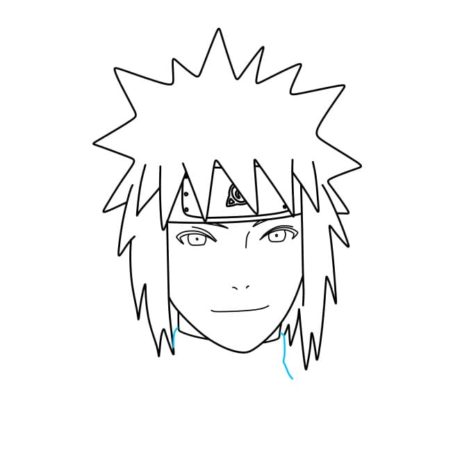 Como desenhar o MINATO NAMIKAZE (Naruto) passo a passo, fácil e rápido 