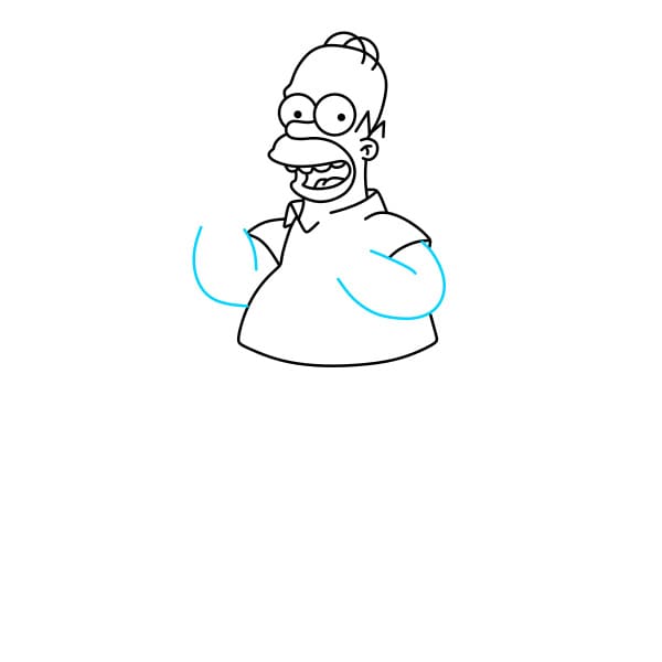 Homer chave✍🏼🔥 #desenho #desenhodigital #desenhando #desenhar #desen