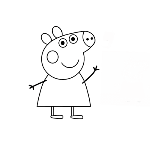 desenho de desenhar da peppa pig