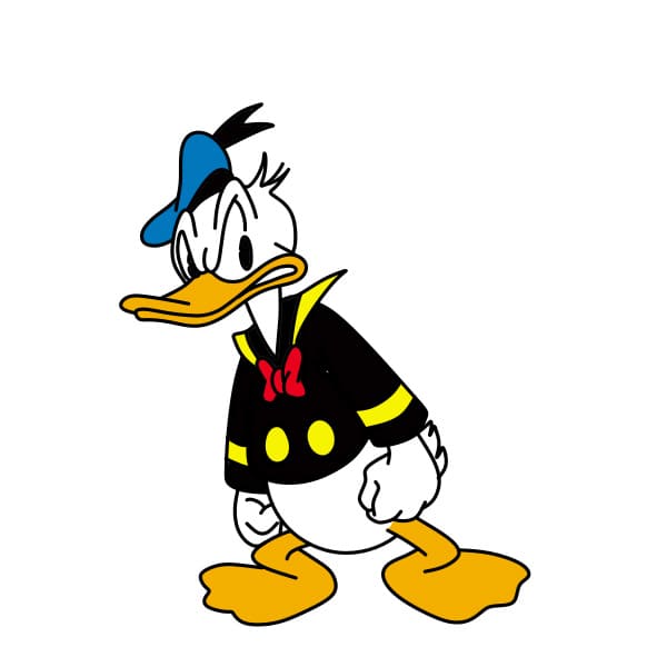 Como-desenhar-o-Pato-Donald-passo12-2