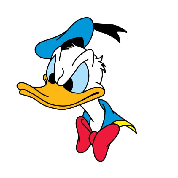 Como-desenhar-o-Pato-Donald-passo9-2