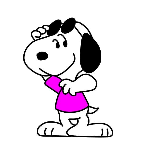 Como-desenhar-o-Snoopy-passo-a-passo9
