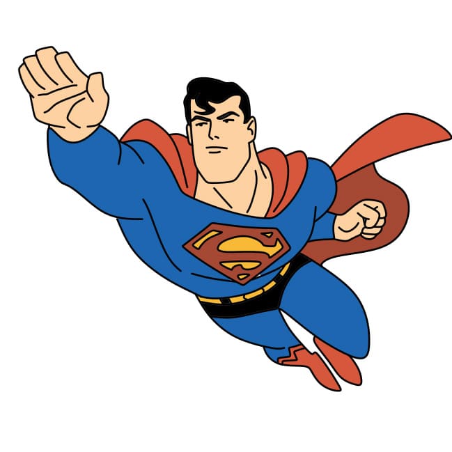 Como-desenhar-o-Superman-passo11-1