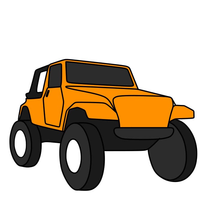 Como-desenhar-um-Jeep-passo8-3