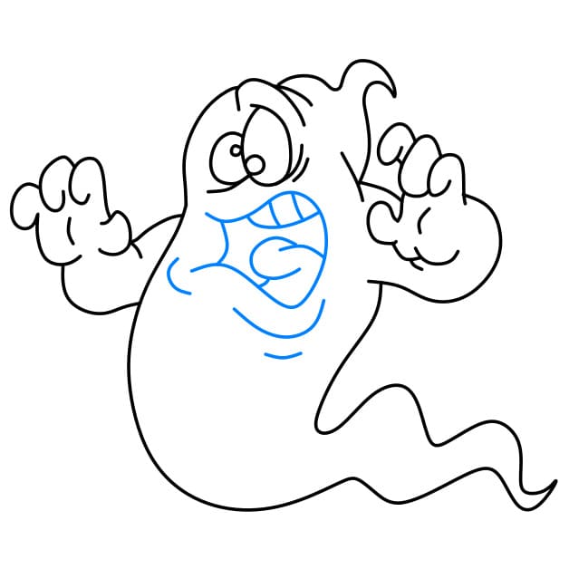 Desenhos de Fantasma - Como desenhar Fantasma passo a passo
