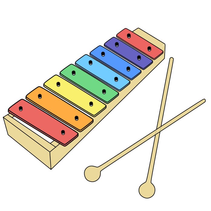 Como-desenhar-xilofone-passo6
