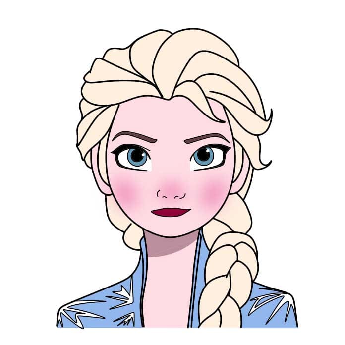 Como-Desenhar-a-Princesa-Elsa-Passo-9