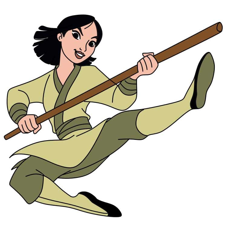 Como-desenhar-Mulan-Passo-11