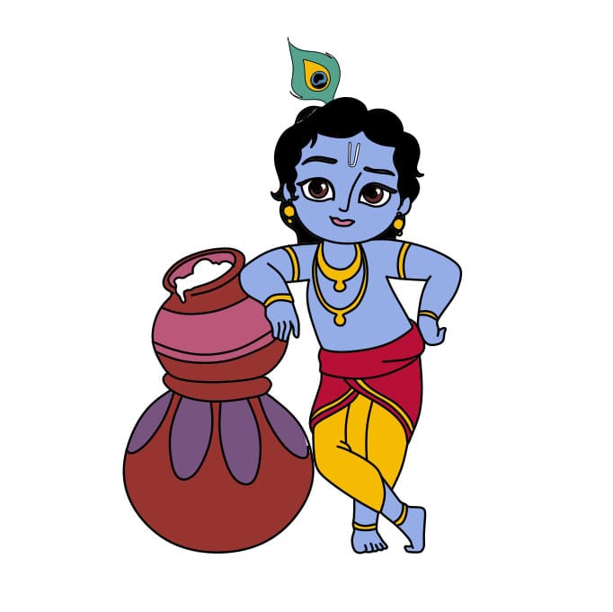 como-desenhar-o-Senhor-Krishna-passo11
